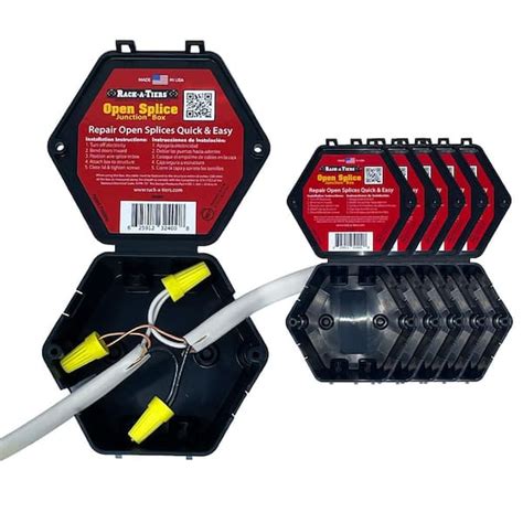 open splice junction box|pack the junctions seal box.